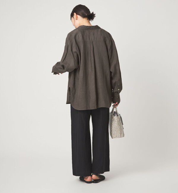 UNITED ARROWS green label relaxing「［size SHORTあり］リネン2WAYシャツ」|シャツ・ブラウス|