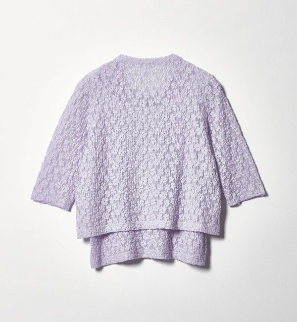 EMMEL REFINES「＜EMMEL REFINES＞EM カットレース カーディガン＆タンクトップ セット」|Tシャツ・カットソー|