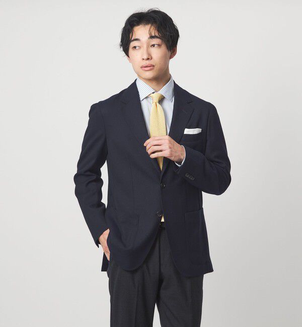 UNITED ARROWS green label relaxing「REDA MESH 無地 2B RG ジャケット」|テーラードジャケット|