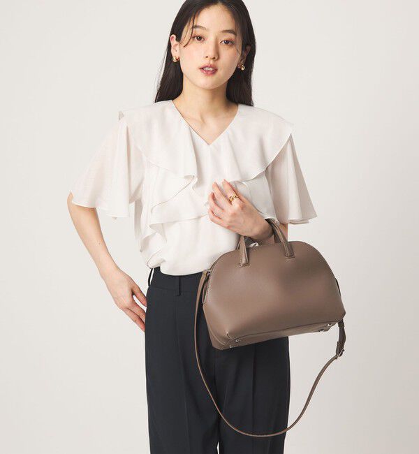 UNITED ARROWS green label relaxing「【WEB限定】2WAY ラウンド ボストンバッグ / ショルダーバッグ」|ショルダー・メッセンジャー|