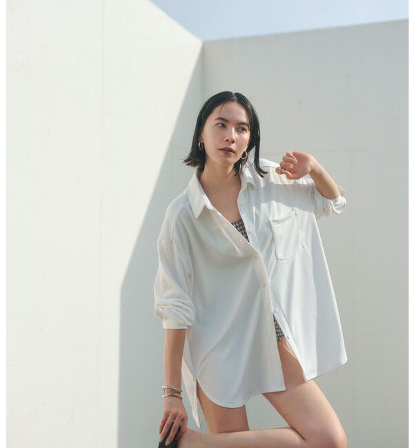 UNITED ARROWS green label relaxing「ラッシュシャツ ラッシュガード / スイムウェア」|その他|OFF WHITE