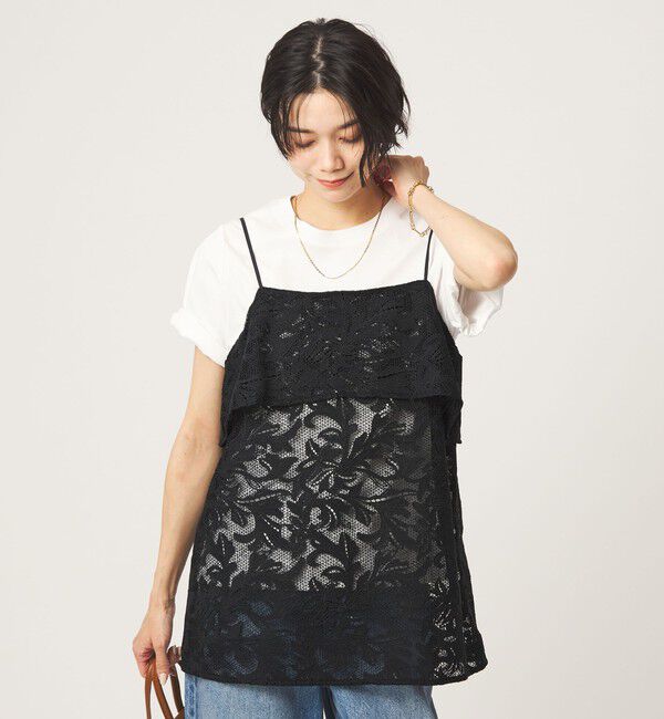 UNITED ARROWS green label relaxing「レース キャミソール」|キャミソール|