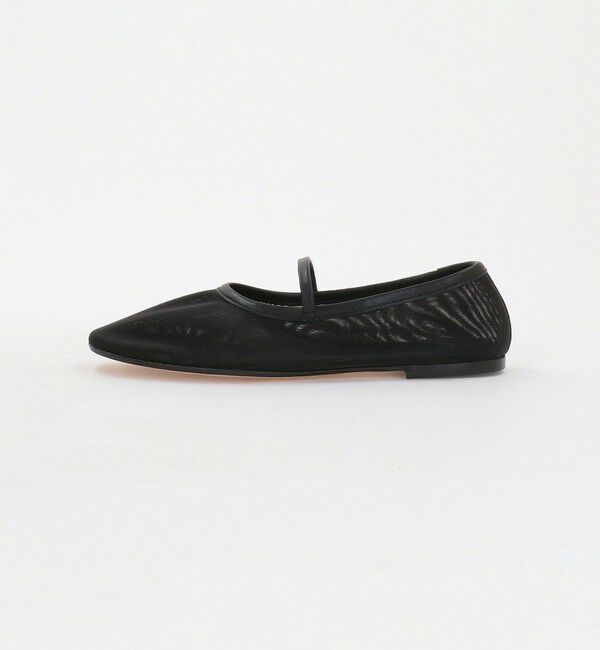 EMMEL REFINES「＜PELLICO SUNNY＞チュール フラットシューズ＜ Select by EMMEL REFINES ＞」|ローファー|BLACK