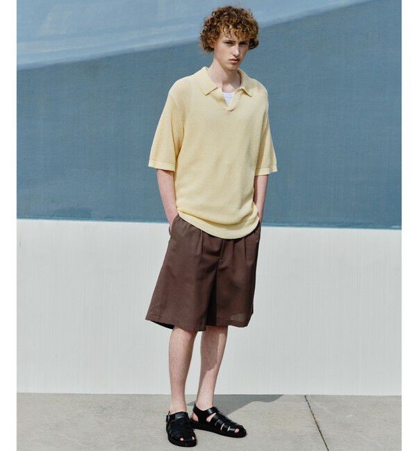 UNITED ARROWS green label relaxing「TR 和紙 2プリーツ ショート パンツ ショーツ」|その他|