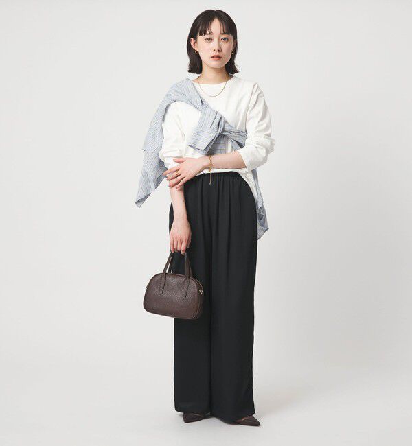 UNITED ARROWS green label relaxing「【WEB限定】＜at ease＞ドロスト ワイド パンツ」|その他|