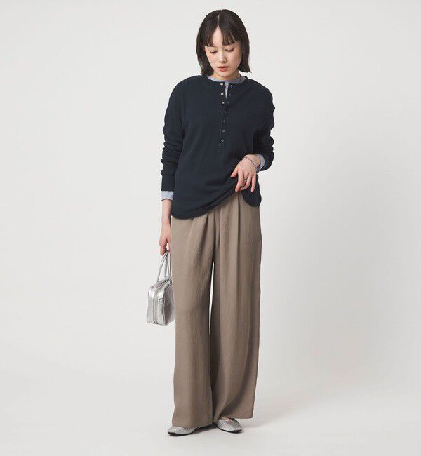 UNITED ARROWS green label relaxing「【WEB限定】＜at ease＞ドロスト ワイド パンツ」|その他|