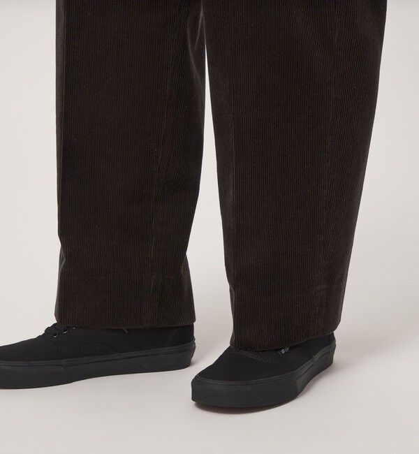 UNITED ARROWS green label relaxing「FINE BASIC スビン コーデュロイ スラックス W4」|チノ|