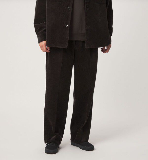 UNITED ARROWS green label relaxing「FINE BASIC スビン コーデュロイ スラックス W4」|チノ|