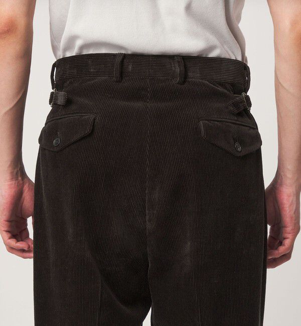 UNITED ARROWS green label relaxing「FINE BASIC スビン コーデュロイ スラックス W4」|チノ|