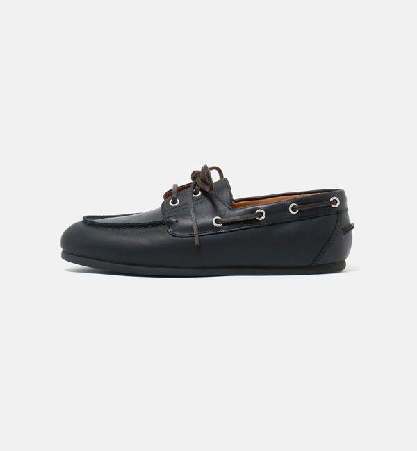 BEAUTY&YOUTH UNITED ARROWS「ナロー デッキ シューズ」|デッキシューズ|BLACK