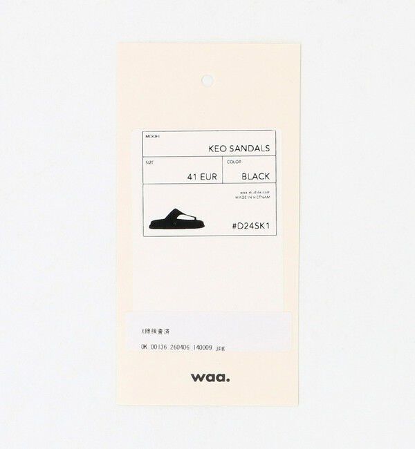 BEAUTY&YOUTH UNITED ARROWS「＜waa.studios＞KEO サンダル」|サンダル|