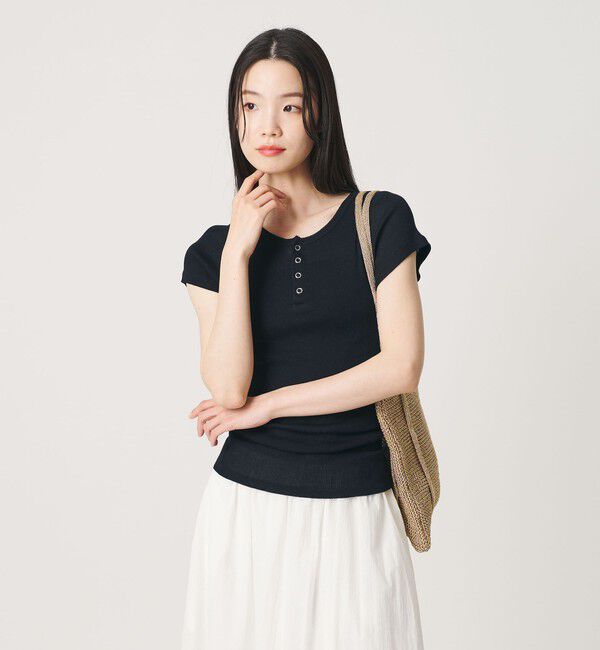 BEAUTY&YOUTH UNITED ARROWS「【別注】＜PALM＞ヘンリーネック トップス 」|Tシャツ・カットソー|