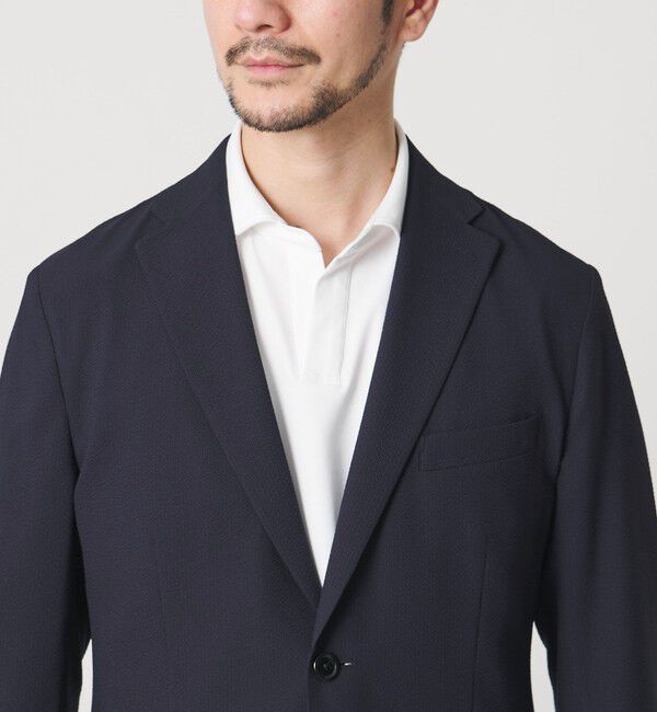 BEAUTY&YOUTH UNITED ARROWS「【WEB限定 WARDROBE SMART】ライト シアサッカー セットアップ/ジャケット＆イージーパンツ」|スーツ|