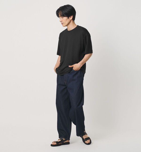 BEAUTY&YOUTH UNITED ARROWS「リネン テクスチャード クルーネック Tシャツ」|Tシャツ・カットソー|