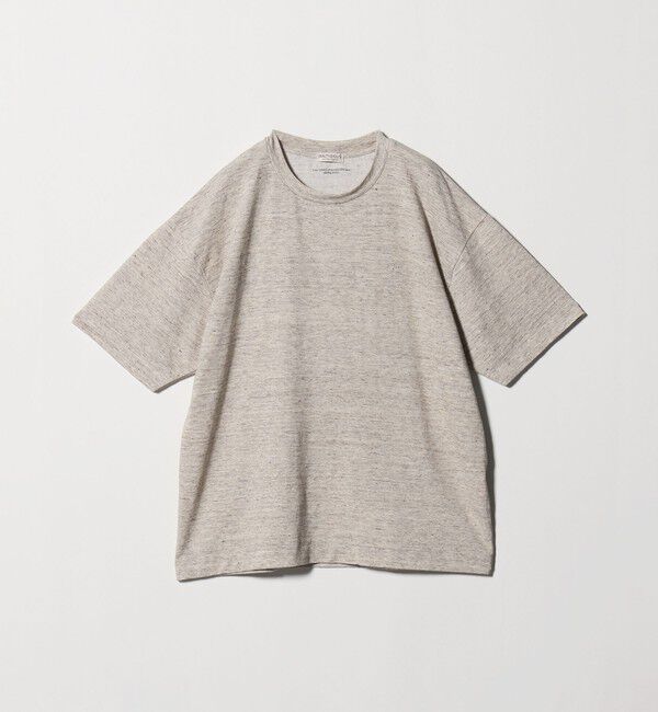 BEAUTY&YOUTH UNITED ARROWS「リネン テクスチャード クルーネック Tシャツ」|Tシャツ・カットソー|