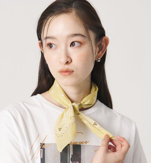 BEAUTY&YOUTH UNITED ARROWS「ドット バンダナモチーフ スカーフ」|バンダナ・スカーフ|