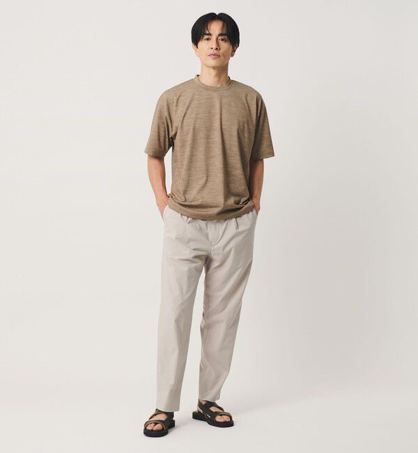 BEAUTY&YOUTH UNITED ARROWS「ウール テクスチャード クルーネック Tシャツ」|Tシャツ・カットソー|