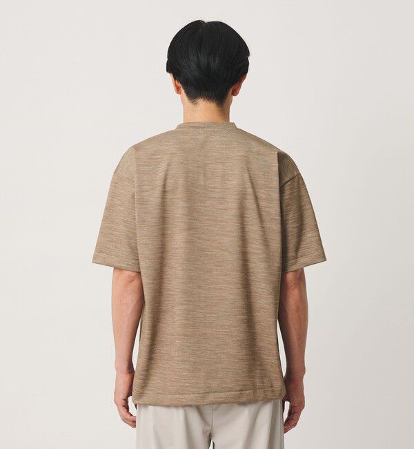 BEAUTY&YOUTH UNITED ARROWS「ウール テクスチャード クルーネック Tシャツ」|Tシャツ・カットソー|