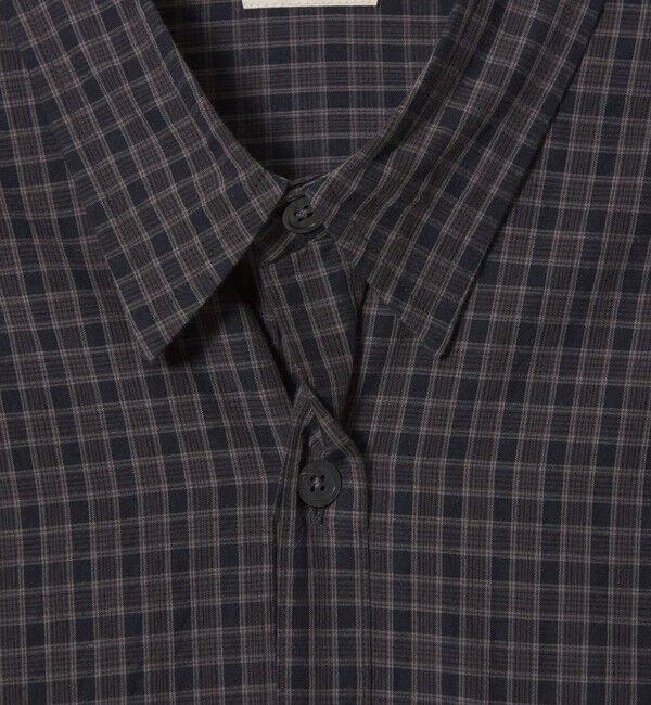 STEVEN ALAN「＜Steven Alan＞ オーガニックコットン ミニチェック リバースシーム シャツ LOOSE」|シャツ・ブラウス|