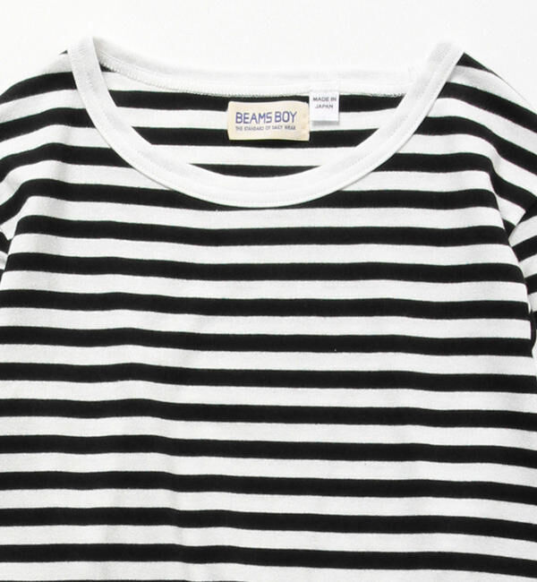BEAMSBOY「フライス 1cm ボーダー Tシャツ」|Tシャツ・カットソー|