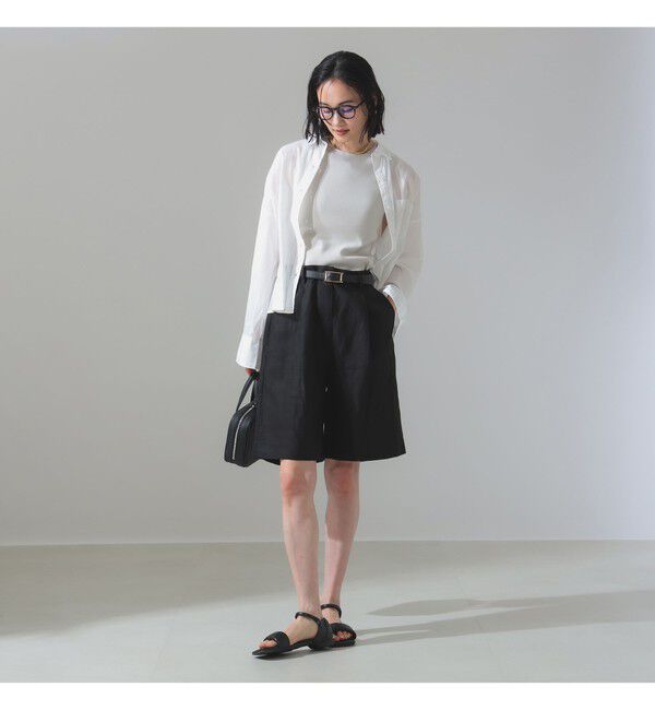 Demi-Luxe BEAMS 「KHADI オーバー ショート シャツ」|シャツ・ブラウス|