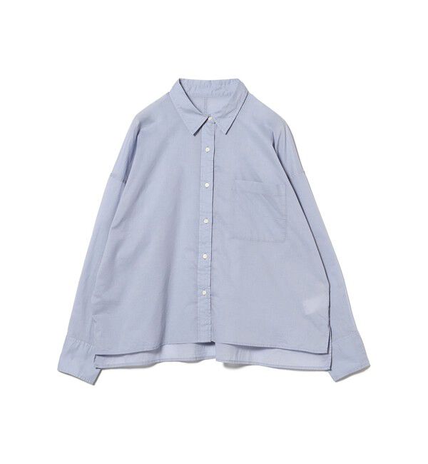 Demi-Luxe BEAMS 「KHADI オーバー ショート シャツ」|シャツ・ブラウス|
