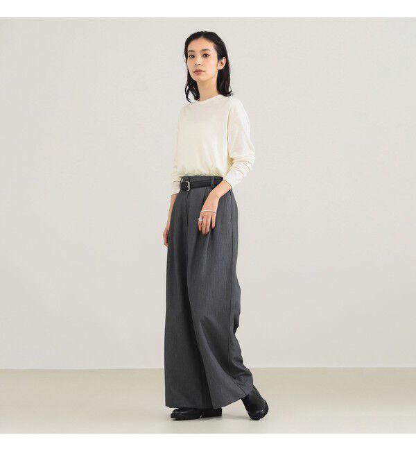 Demi-Luxe BEAMS 「【別注】SLOANE / ウール クルーネック ロングスリーブ プルオーバー」|Tシャツ・カットソー|