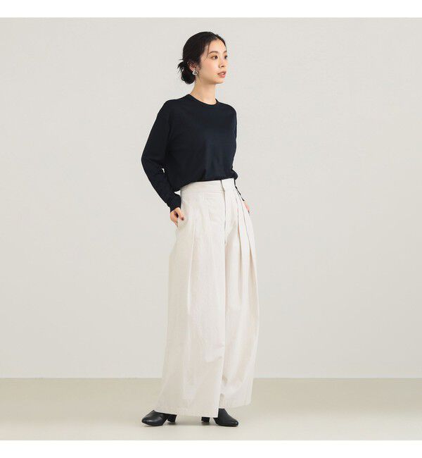 Demi-Luxe BEAMS 「【別注】SLOANE / ウール クルーネック ロングスリーブ プルオーバー」|Tシャツ・カットソー|