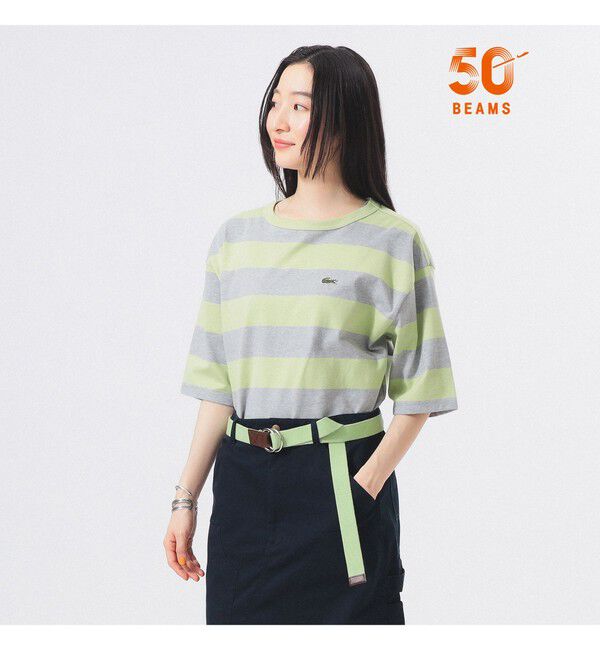 BEAMSBOY「【別注】LACOSTE / ボーダー Tシャツ」|Tシャツ・カットソー|UYB_BOULEAU