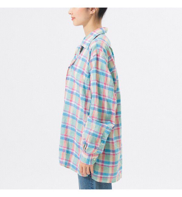 BEAMSBOY「【別注】INDIVIDUALIZED SHIRTS / オープン カラー シャツ＜イージーケア＞」|シャツ・ブラウス|