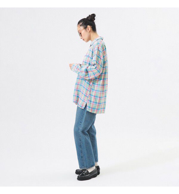 BEAMSBOY「【別注】INDIVIDUALIZED SHIRTS / オープン カラー シャツ＜イージーケア＞」|シャツ・ブラウス|