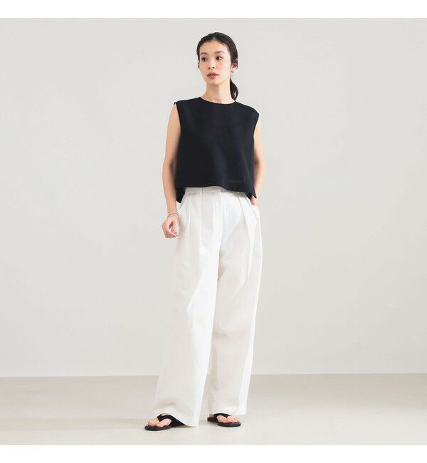 Demi-Luxe BEAMS 「AK+1 / クロップド ブラウス」|シャツ・ブラウス|
