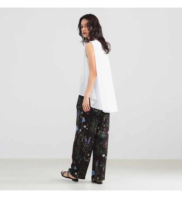 Demi-Luxe BEAMS 「【接触冷感・UVカット】コットン バックフレア ノースリーブ プルオーバー」|Tシャツ・カットソー|