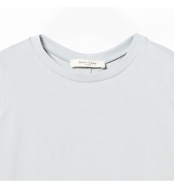 Demi-Luxe BEAMS 「【接触冷感・UVカット】コットン バックフレア ノースリーブ プルオーバー」|Tシャツ・カットソー|