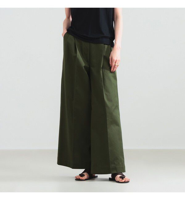 Demi-Luxe BEAMS 「1タック チノパンツ」|チノ|DARK_OLIVE