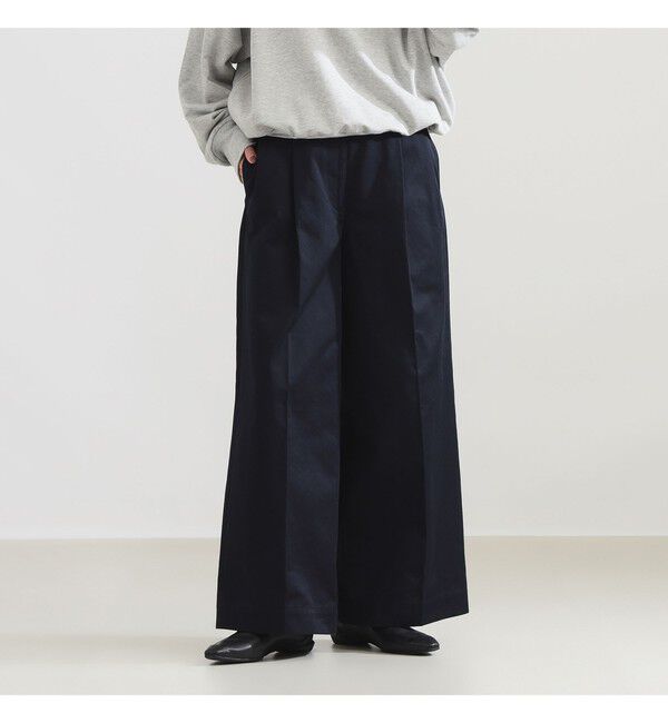 Demi-Luxe BEAMS 「1タック チノパンツ」|チノ|NAVY