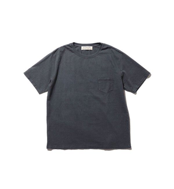 BEAMS PLUS「BEAMS PLUS｜【別注】REMI RELIEF / Pocket T-shirt｜ポケットT｜オーガニックコットン｜ヴィンテージ加工 」|Tシャツ・カットソー|BLACK