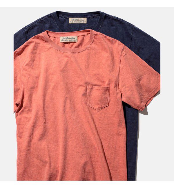 BEAMS PLUS「BEAMS PLUS｜【別注】REMI RELIEF / Pocket T-shirt｜ポケットT｜オーガニックコットン｜ヴィンテージ加工 」|Tシャツ・カットソー|