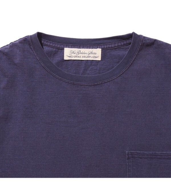 BEAMS PLUS「BEAMS PLUS｜【別注】REMI RELIEF / Pocket T-shirt｜ポケットT｜オーガニックコットン｜ヴィンテージ加工 」|Tシャツ・カットソー|