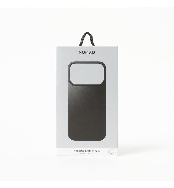 bPr BEAMS「NOMAD / Magnetic Leather Back iPhone17 Pro」|モバイルケース|