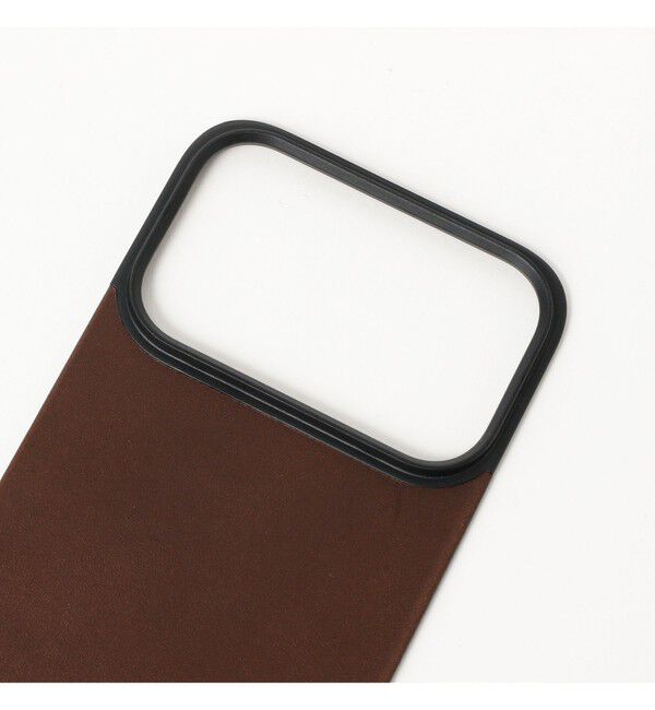 bPr BEAMS「NOMAD / Magnetic Leather Back iPhone17 Pro」|モバイルケース|