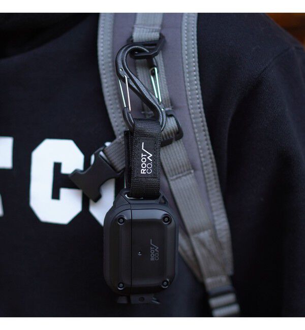 bPr BEAMS「ROOT CO. / GRAVITY Shock Resist Case Pro. for AirPodsPro (第3世代) 専用ケース」|モバイルケース|BLACK