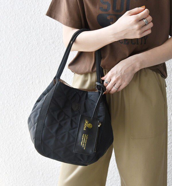 SHIPS any「【WEB限定/SHIPS any別注】Folna: 2WAY キルティング バッグ」|トートバッグ|