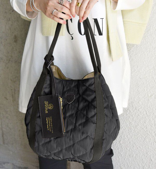 SHIPS any「【WEB限定/SHIPS any別注】Folna: 2WAY キルティング バッグ」|トートバッグ|