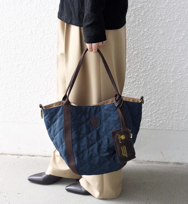 SHIPS any「【WEB限定/SHIPS any別注】Folna: 2WAY キルティング バッグ」|トートバッグ|