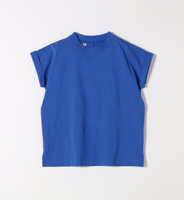 SHIPS any「SHIPS any:〈抗菌防臭/洗濯機可能〉USAコットン フレンチスリーブ TEE」|Tシャツ・カットソー|