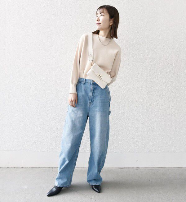 SHIPS any「《一部追加予約》SHIPS any:〈洗濯機可能〉コクーンペインター デニムパンツ［SHIPS any DENIM］」|デニム|