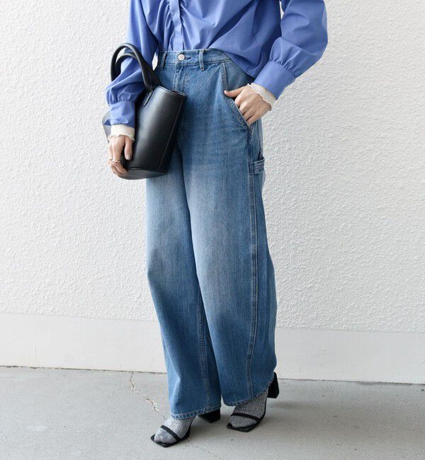 SHIPS any「《一部追加予約》SHIPS any:〈洗濯機可能〉コクーンペインター デニムパンツ［SHIPS any DENIM］」|デニム|