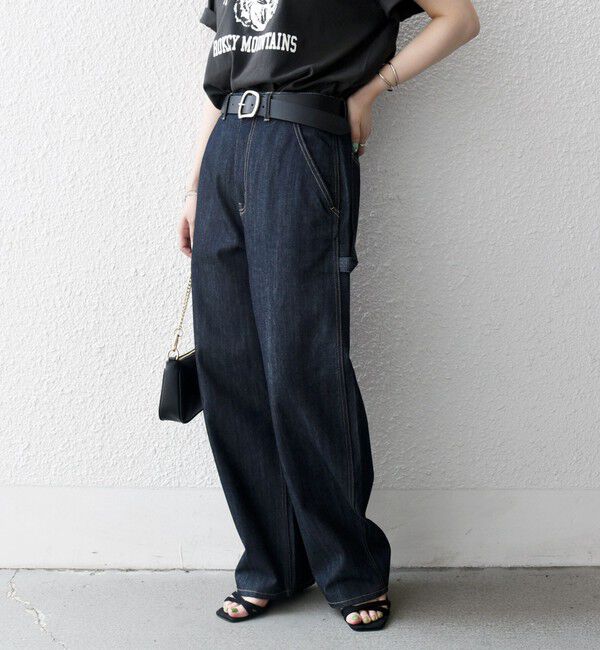 SHIPS any「《一部追加予約》SHIPS any:〈洗濯機可能〉コクーンペインター デニムパンツ［SHIPS any DENIM］」|デニム|