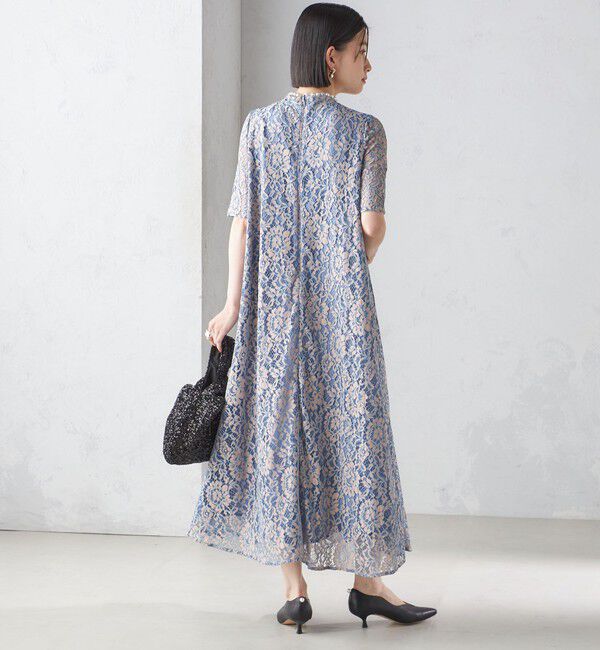 SHIPS for women「little black: パールモチーフ ウェーブ カット パンプス」|パンプス|